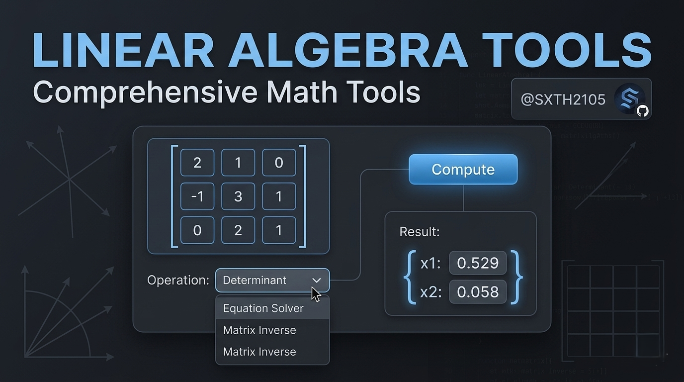 Linear Algebra Tools